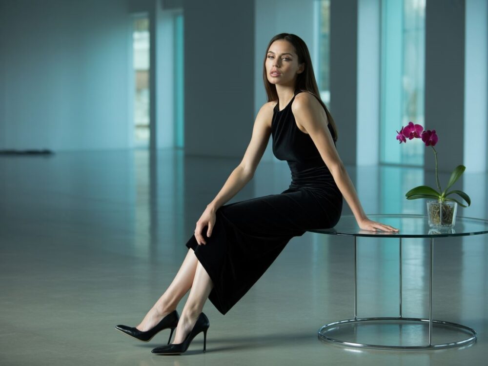 Czarne szpilki do czarnej sukienki