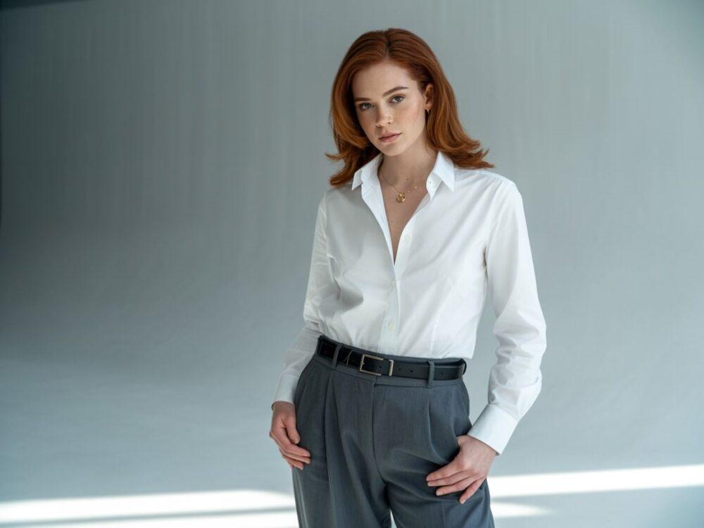 bluzka koszulowa na tshircie