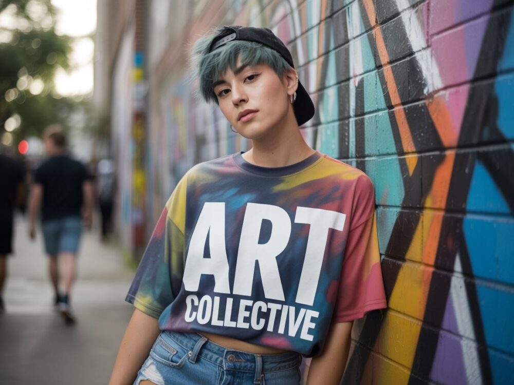 casual look z czapką