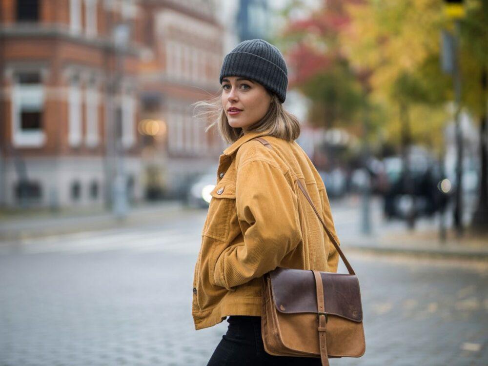 czapka do żółtej kurtki