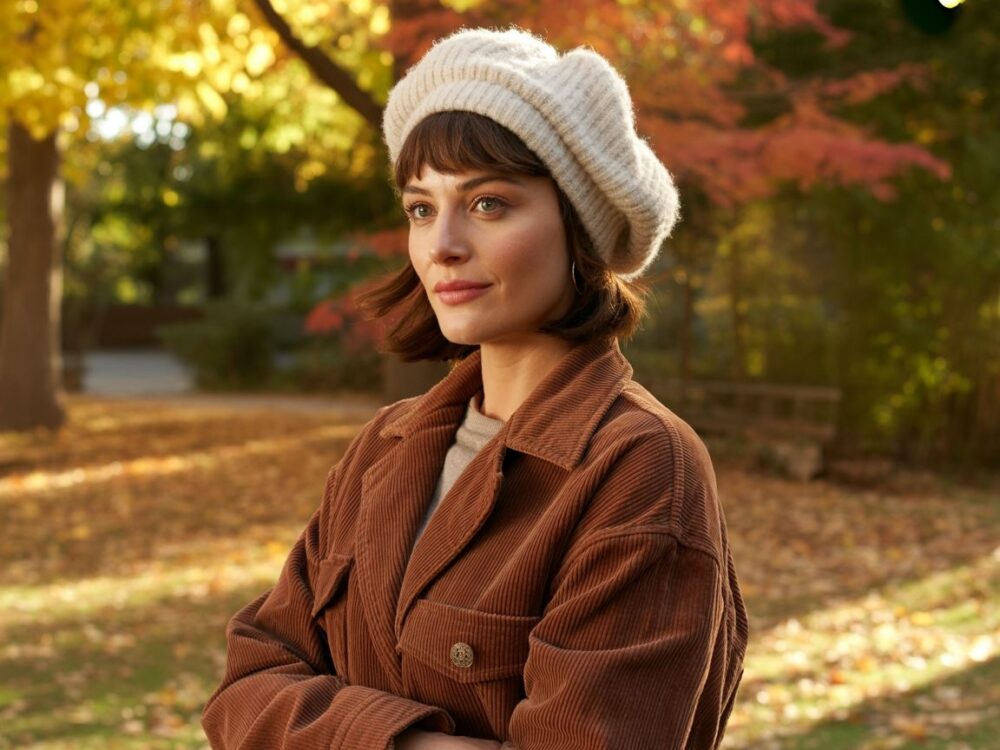 czapka zimowa do kurtki