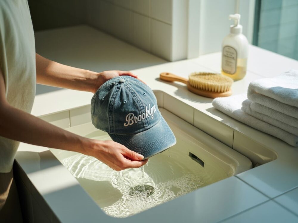 czysta czapka po praniu