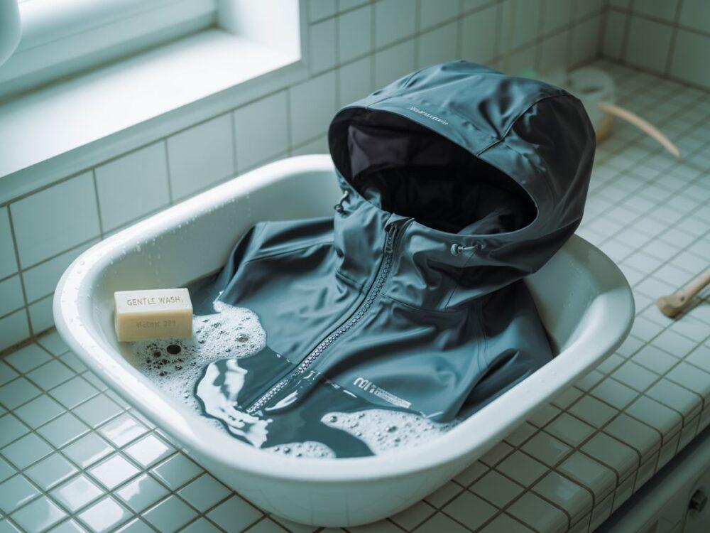 czysta kurtka po praniu