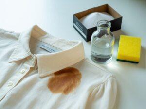 czyszczenie białej bluzki