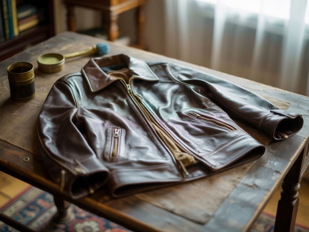 czyszczenie kurtki skórzanej