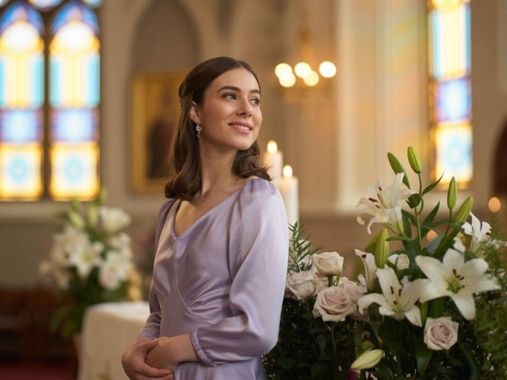 elegancka stylizacja na chrzciny