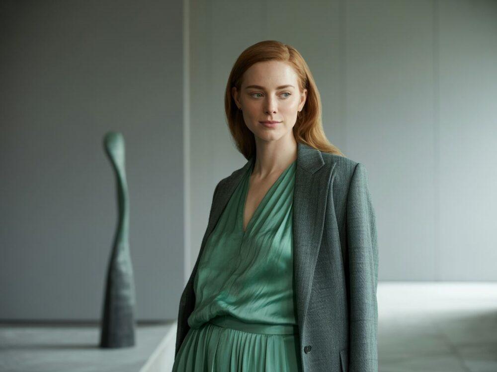 elegancki żakiet na sukience