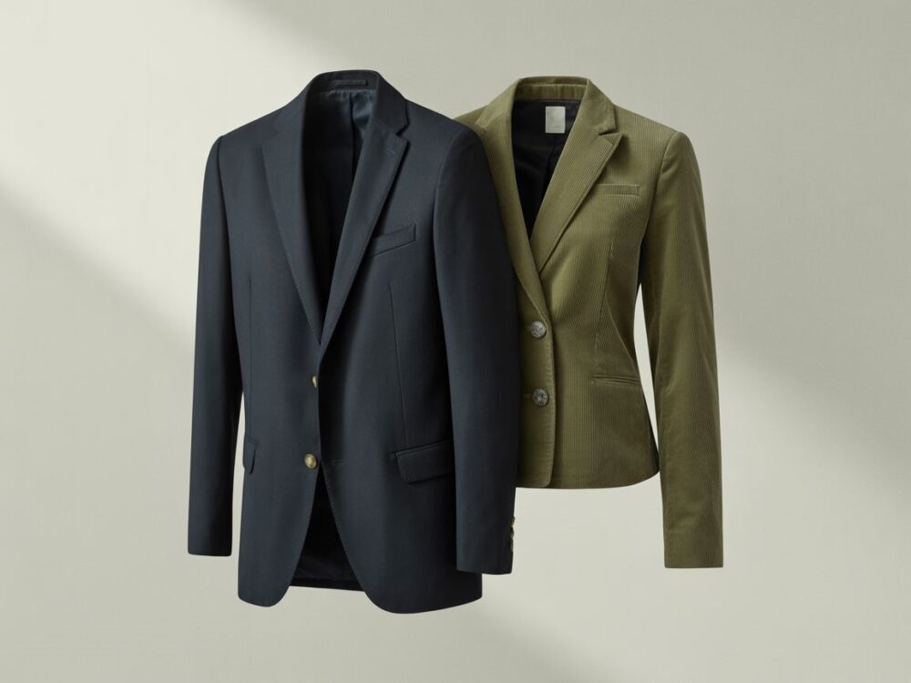 kurtka męska i damska porównanie