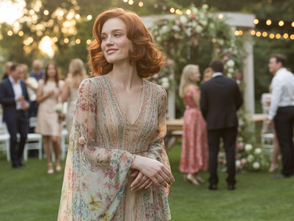 kwiatowy wzór sukienki