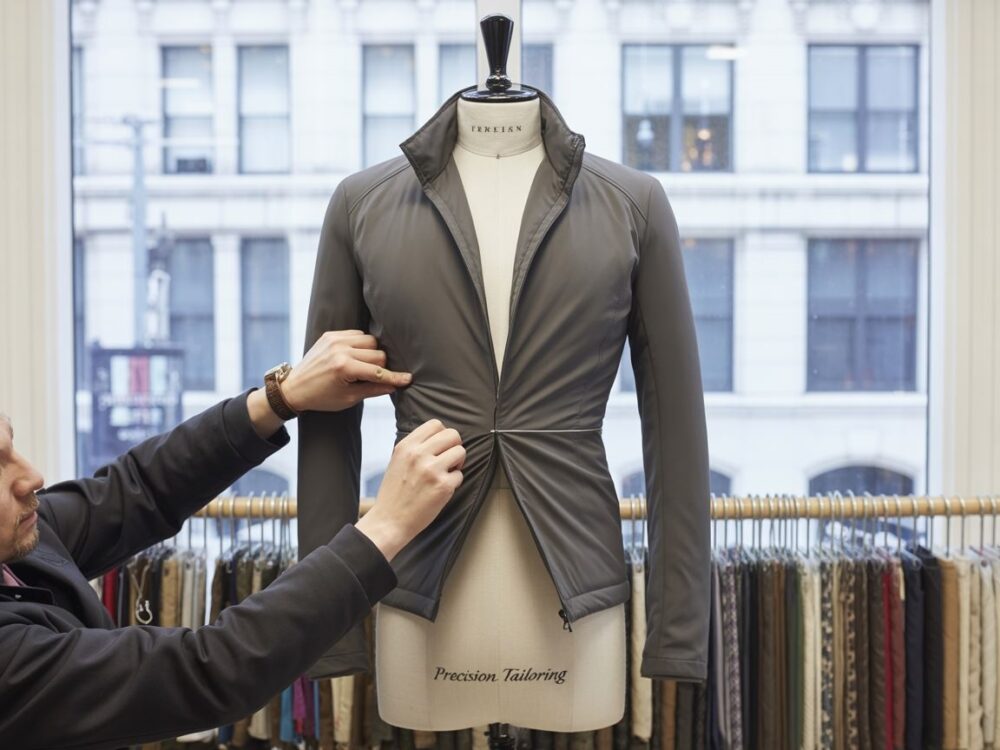 manekin z kurtką zimową