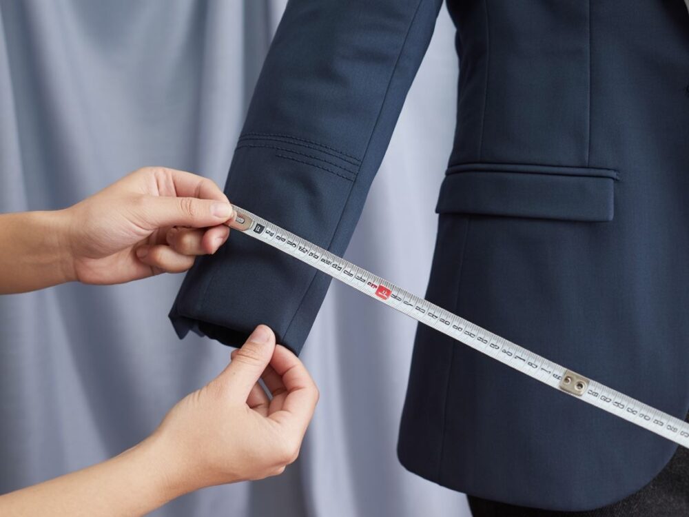 miarka krawiecka na kurtce