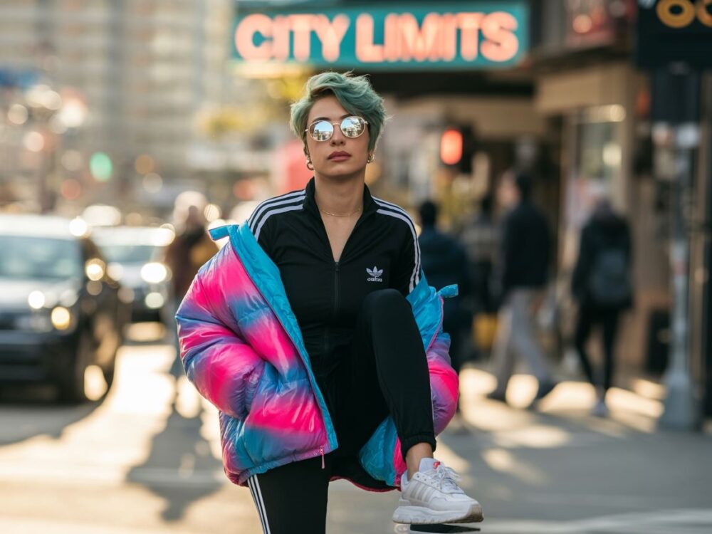 modny outfit sportowy