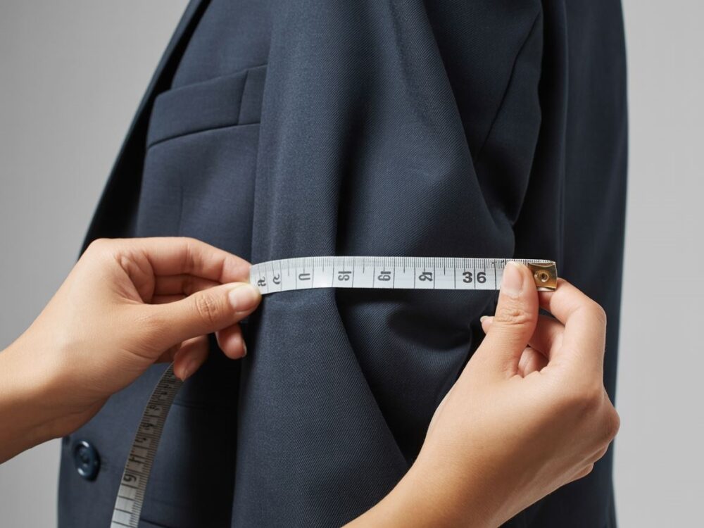 pomiar długości rękawa