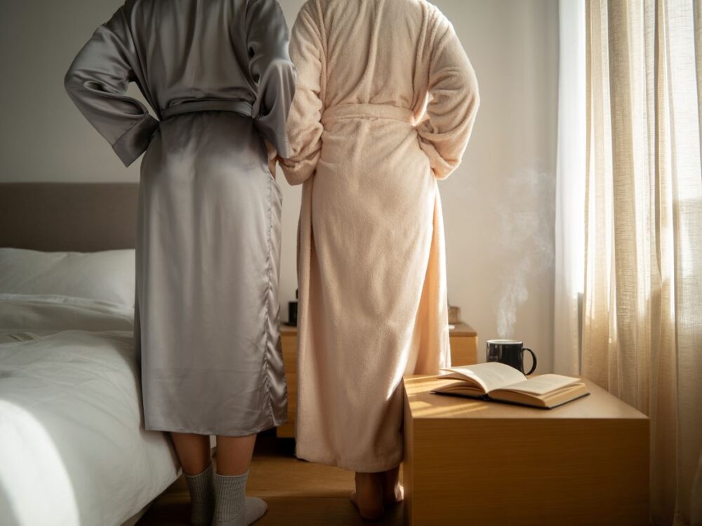 porannik na wieszaku