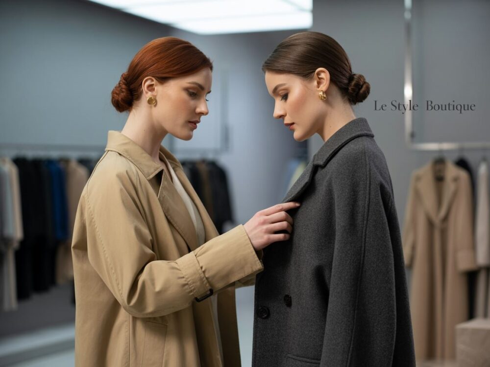 porównanie trencza i płaszcza