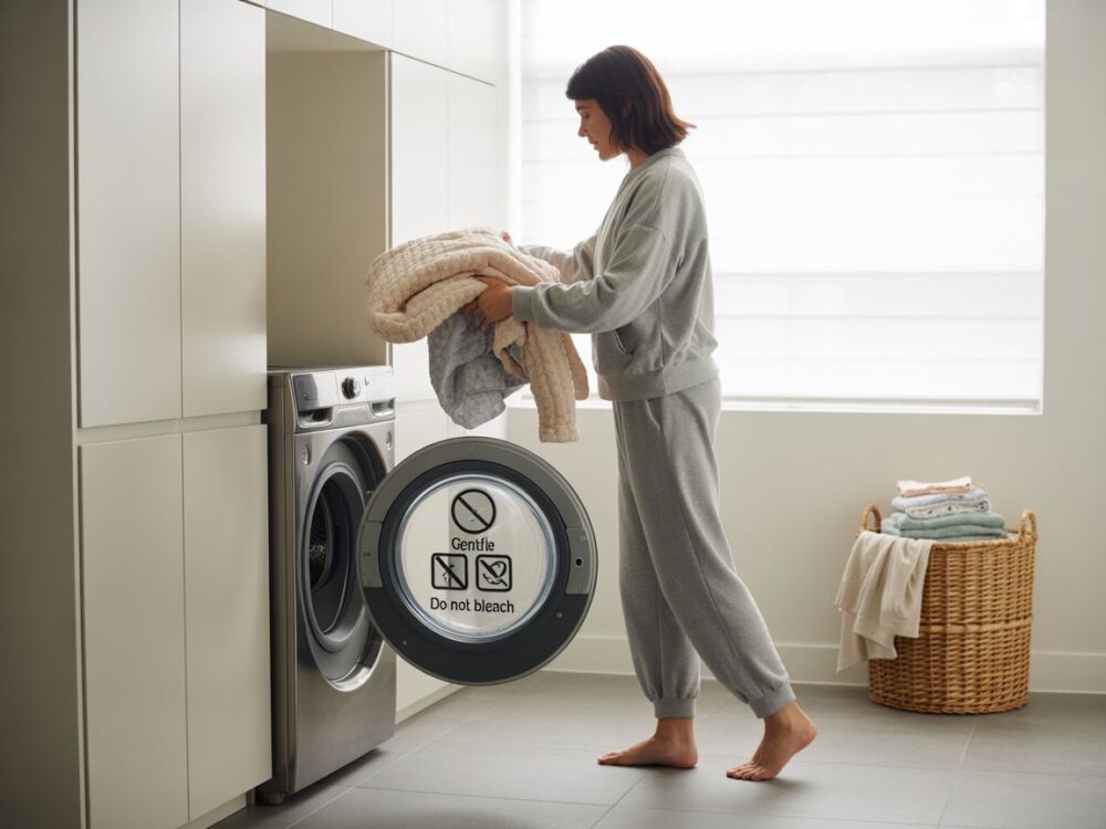 pralka i suszarka w pralni