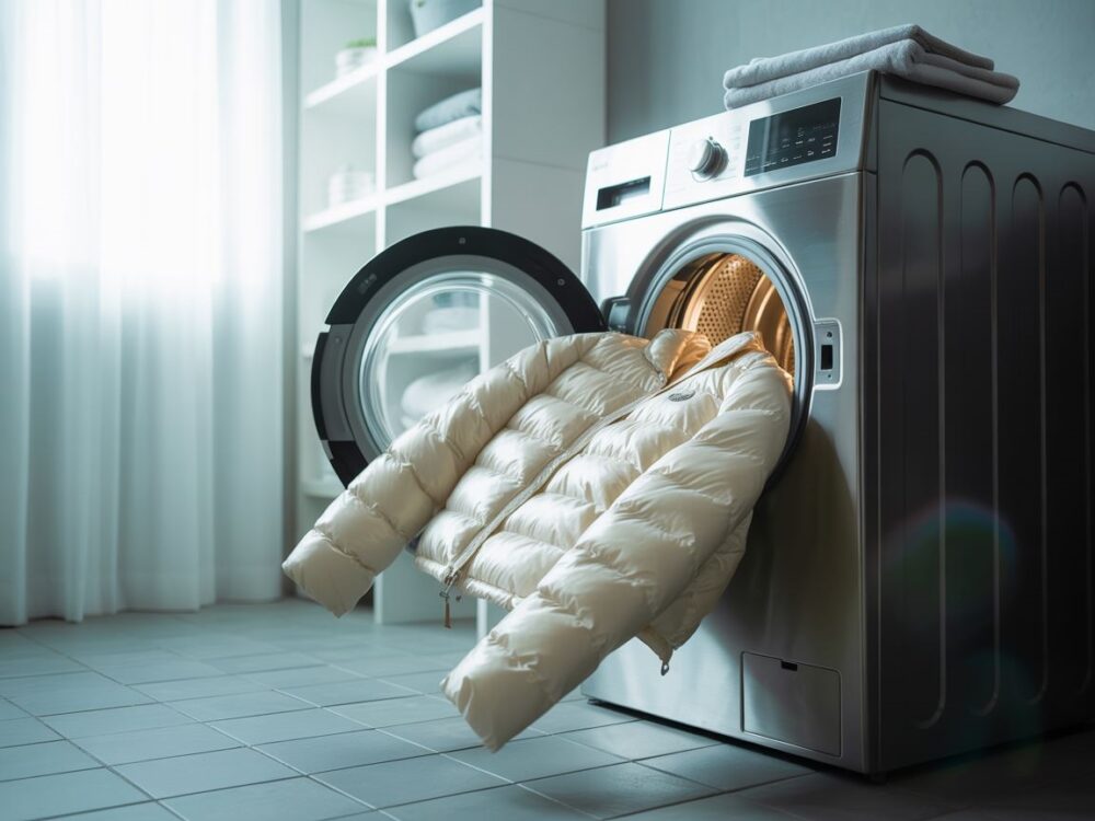 pranie kurtki puchowej