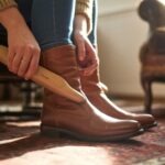 rozciąganie kozaków