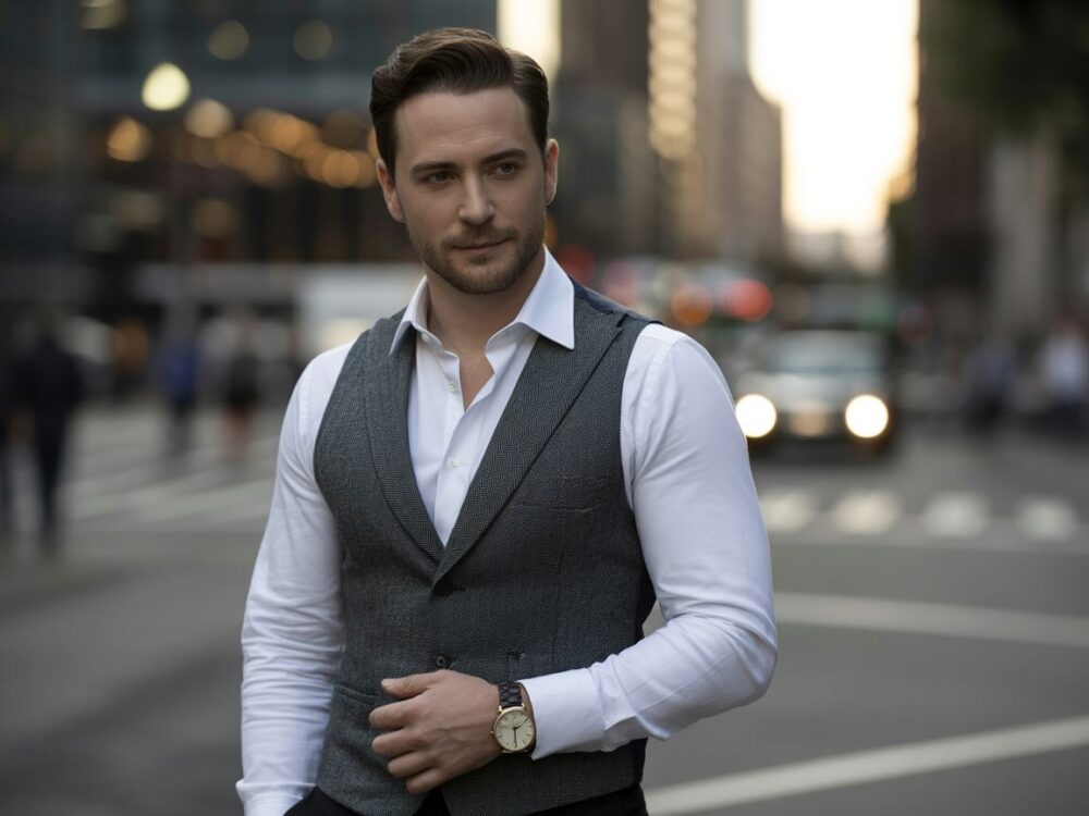 smart casual męski outfit