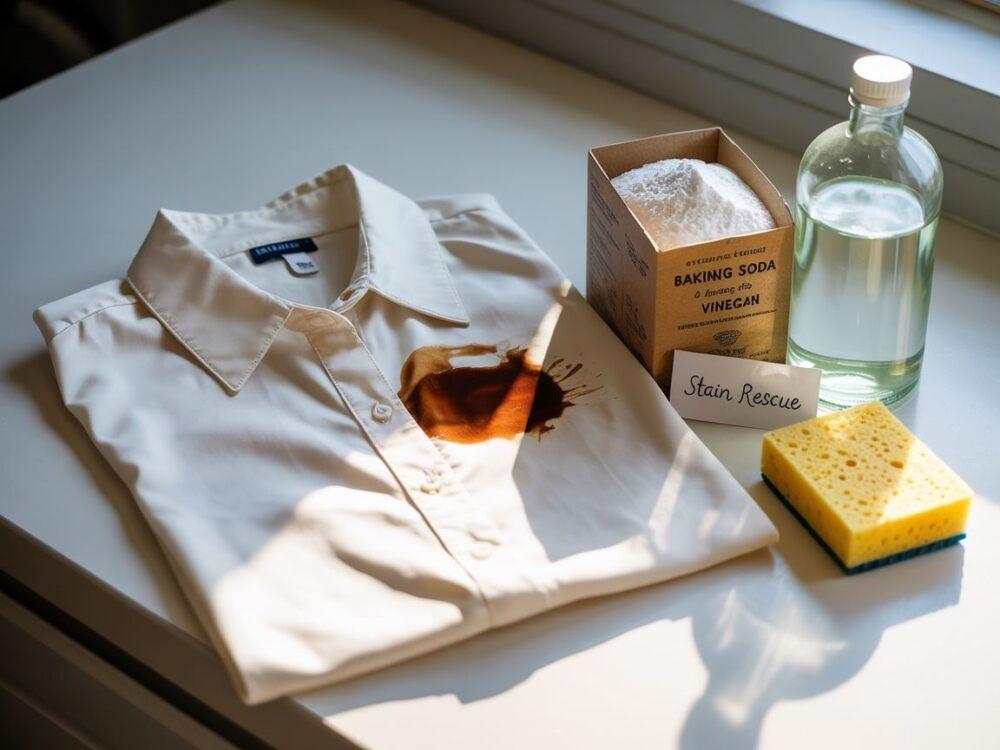 sposób na plamy z kawy