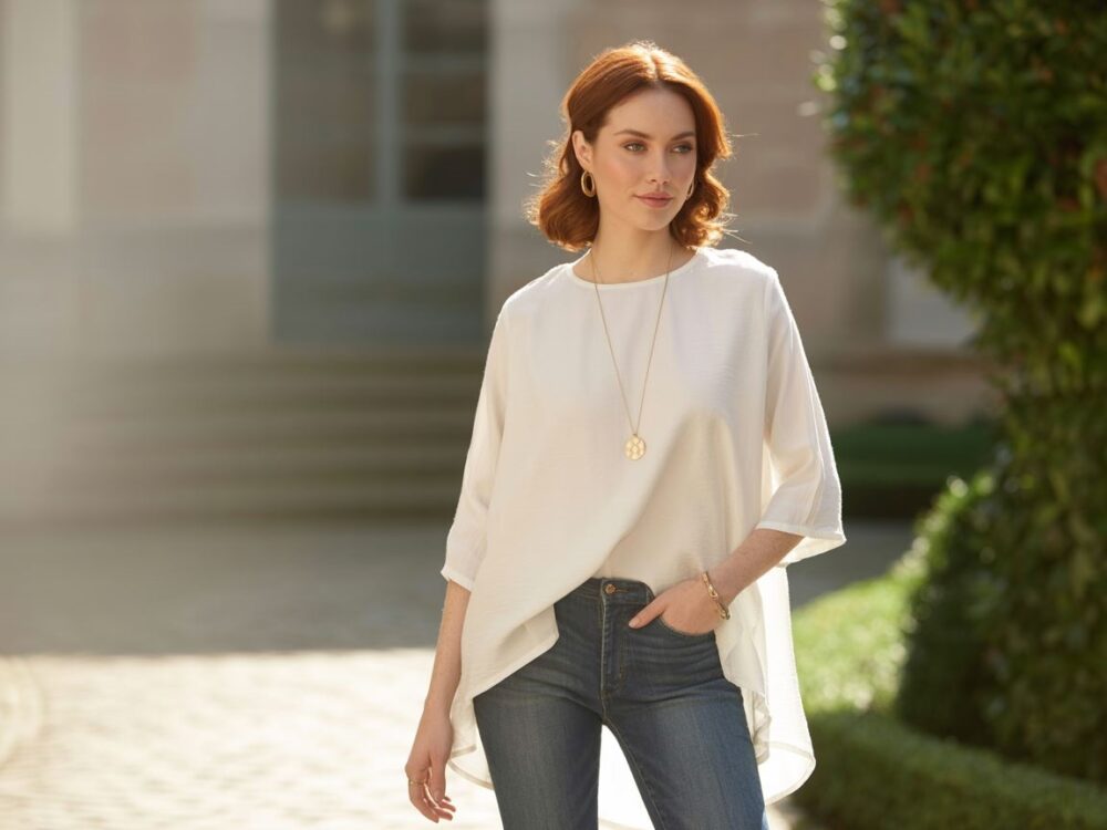 stylizacja tuniki na co dzień