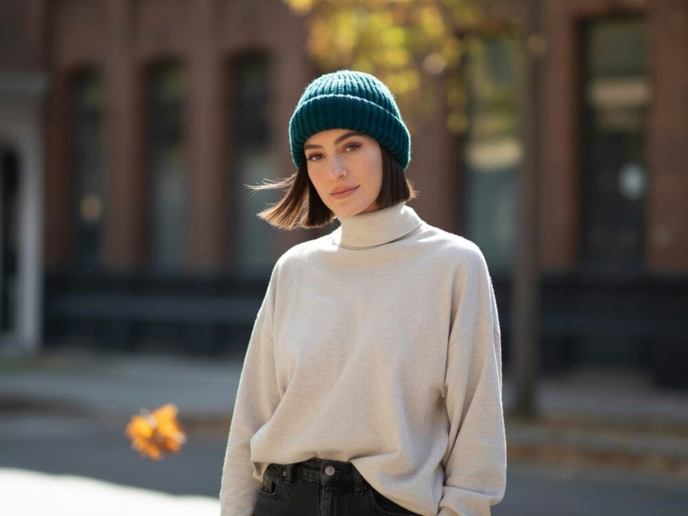 stylizacja z krótkimi włosami