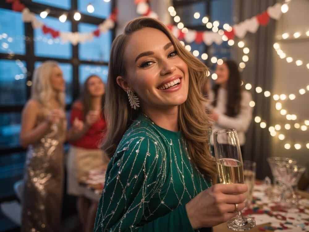 stylowa sukienka wieczorowa