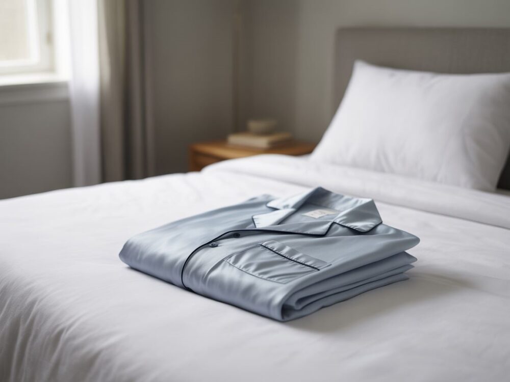 świeża piżama i pościel
