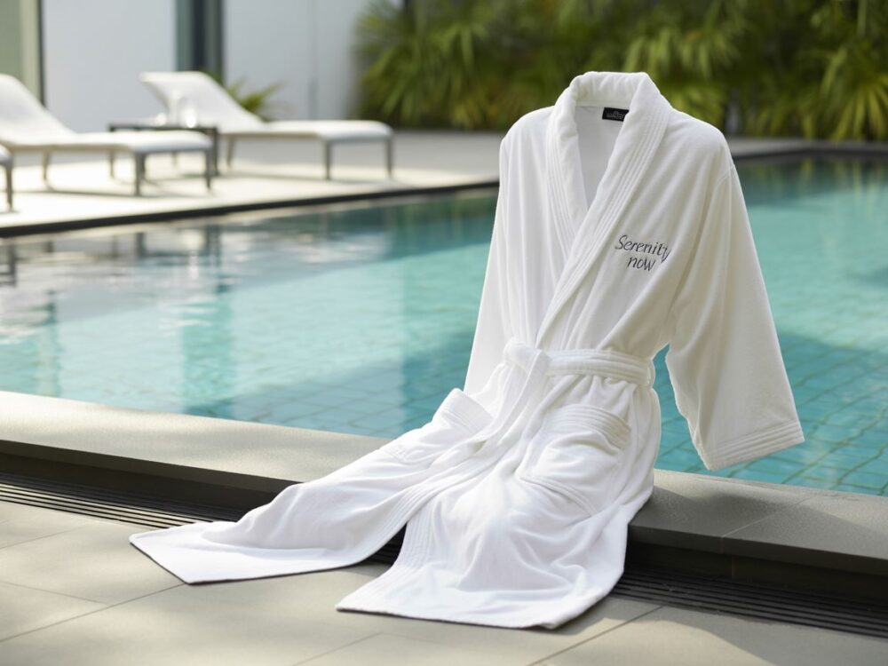 szlafrok z mikrofibry