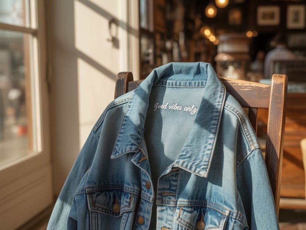 tekstura miękkiego jeansu