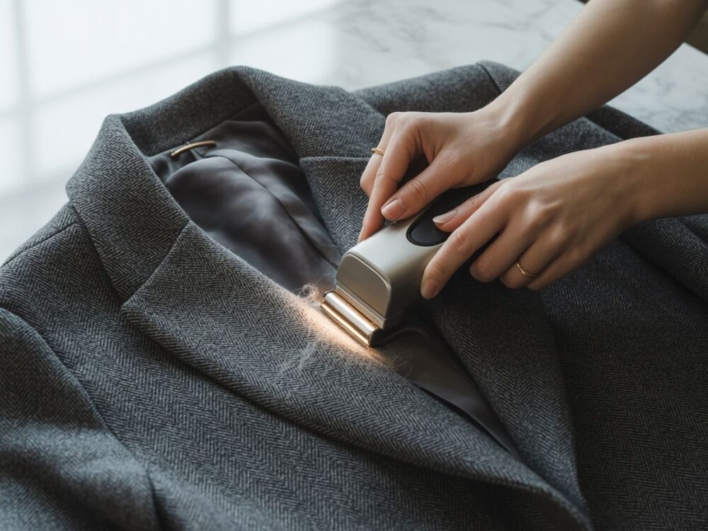 usuwanie zmechaceń z płaszcza