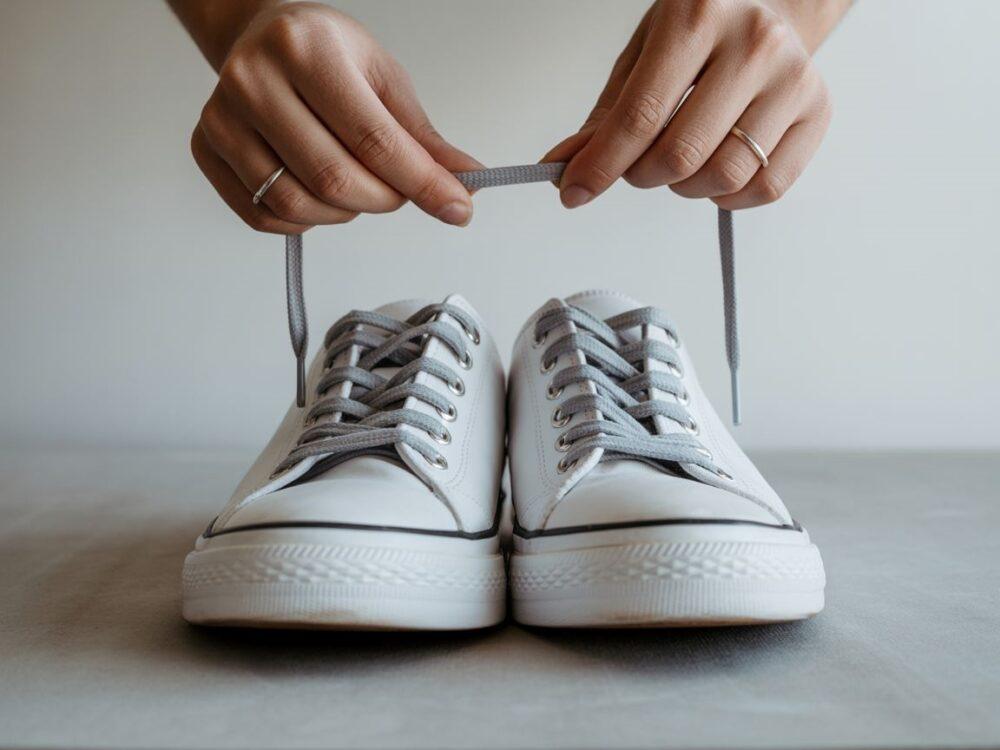 wiązanie tenisówek