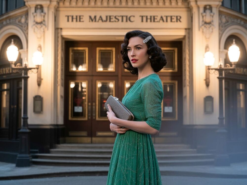 wieczorowa stylizacja teatralna