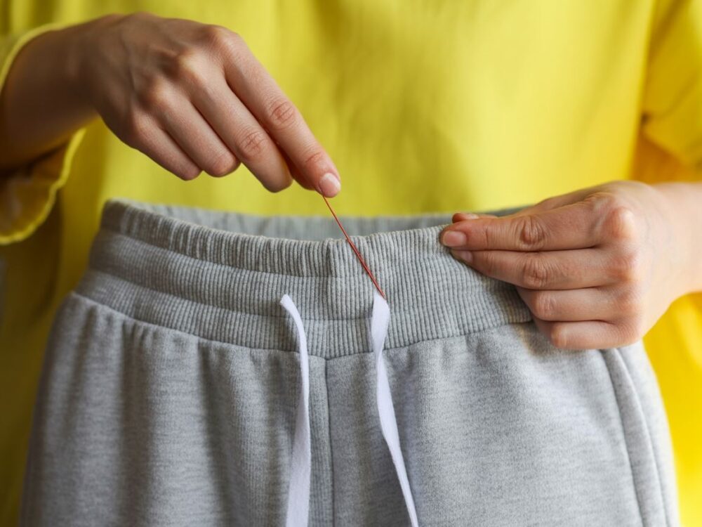 zwężanie dresów w pasie