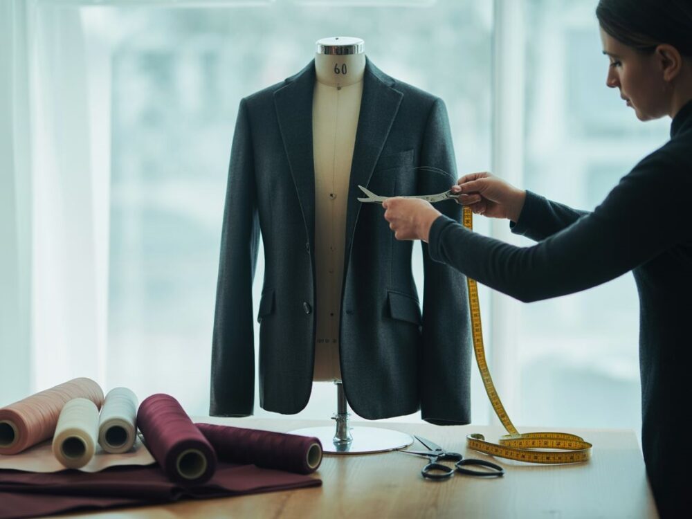 zwężanie kurtki zimowej